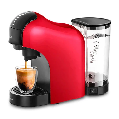 Cafetera Cápsulas 3en1 Ufesa Bellagiorossa Molido Nespresso y Dolce Gusto Roja