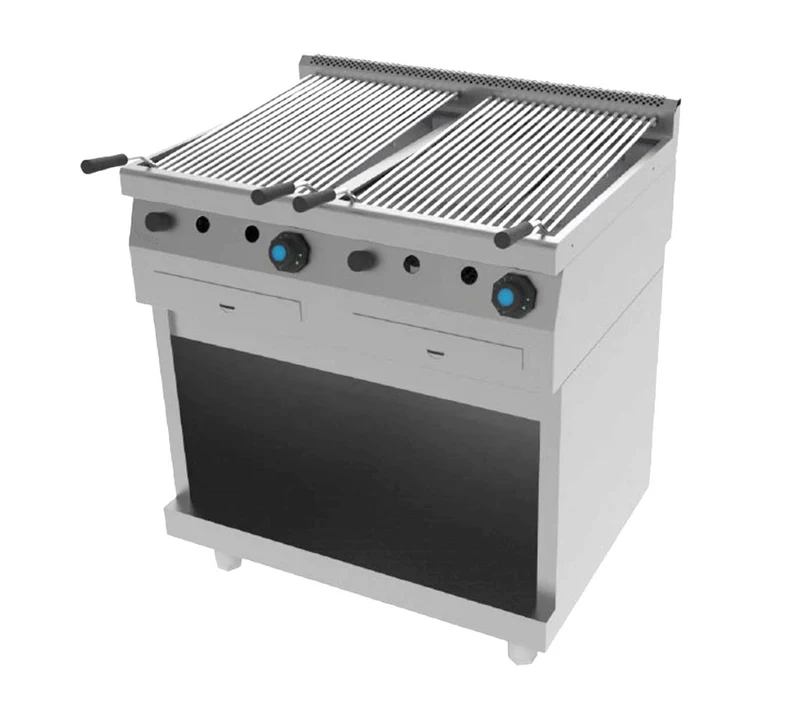 JEMI – PG60/2 PARRILLA A GAS AGUA SERIE 600 PIE – 4 QUEMADORES