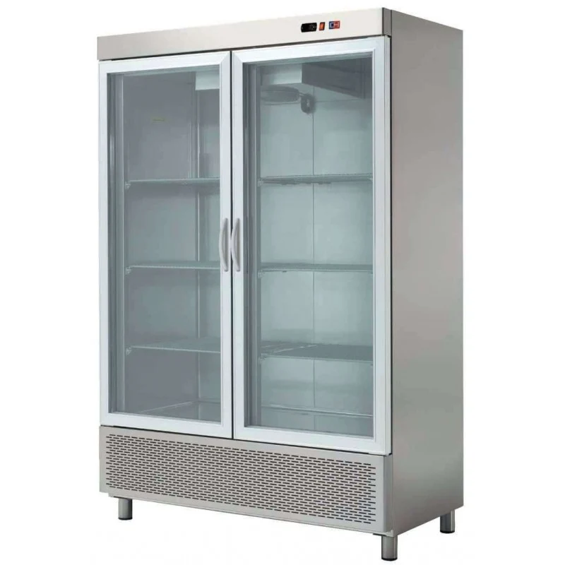 CLIMAHOSTELERIA - ARMARIO SNACK REFRIGERADO - 2 PUERTAS DE CRISTAL - FONDO 726 DE 1388x726x2067MM CORDOBA ARCH-1202V