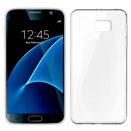 Funda silicona transparente Galaxy S7