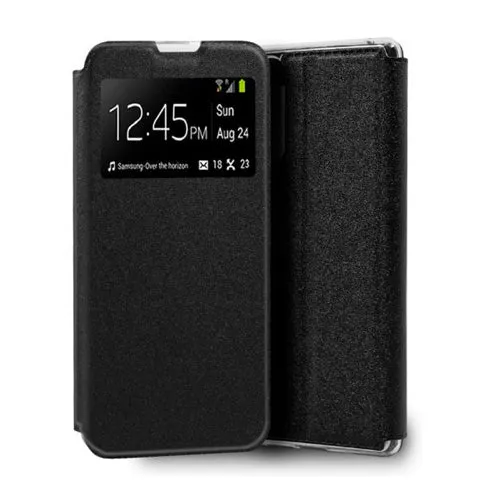 Funda flip cover Wiko Ridge 4G liso negro