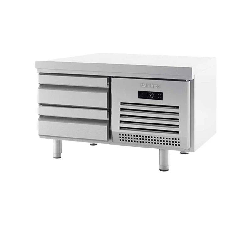 INFRICO - MESA DE CONGELACIÓN GASTRONORM GN 1/1 BAJA 2 CAJONES MSG 1000 BT