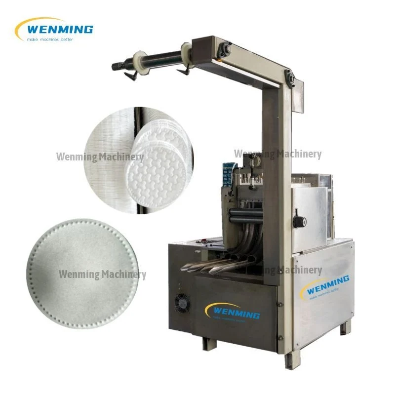 Compact Stainless Steel Cotton Pad Cutting Machine Pure Cotton Makeup Cotton Pad Production Equipment