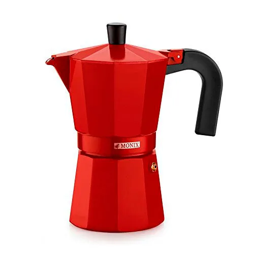 Cafetera 9 tazas Monix fresa