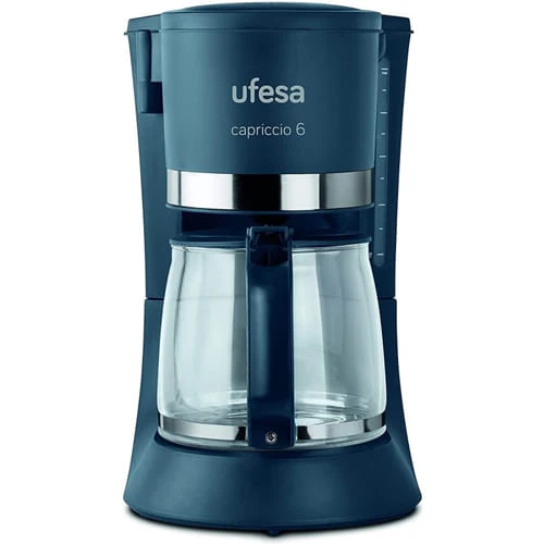 Cafetera de Goteo 6 Tazas Ufesa 71604775 Capriccio Azul