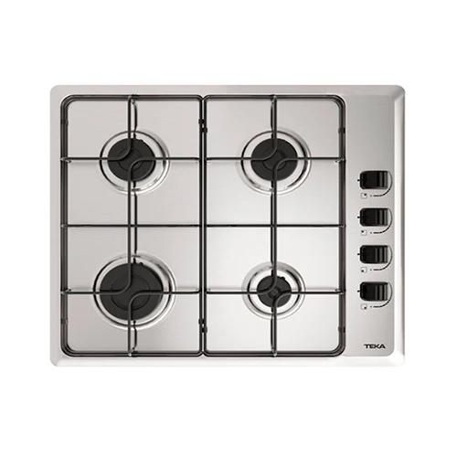 Encimera de Gas 50x58 4 Fuegos Teka HLX 640 KLA0E Inox Butano