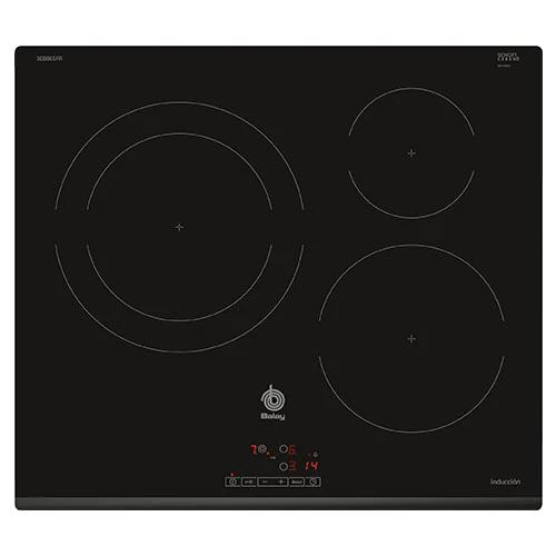 Inducción 3 zonas 60CM Balay 3EB865 fuegosR 1 zona-28CM