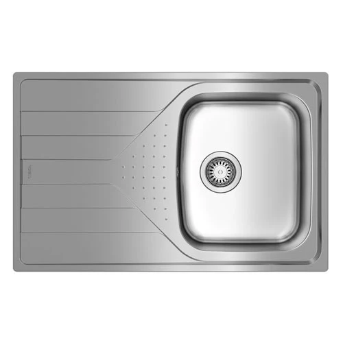 Fregadero 79x50 Teka Universe 45T-XP 1 Cubeta 1 Escurridor Reversible Inox