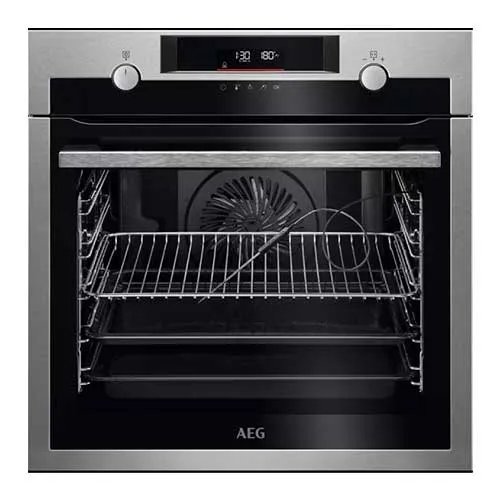 Horno Multifunción 60cm 71L AEG BPE546360M Serie 7000 Pirolítico SenseCook con Sonda térmica Inox A+