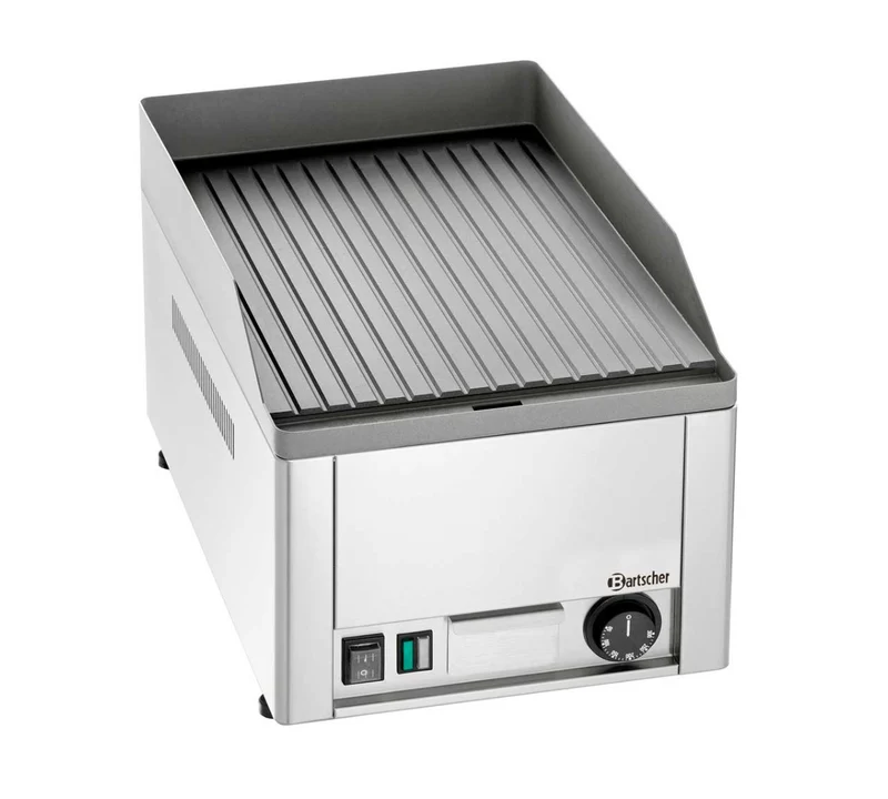 BARTSCHER - PLANCHA FRY TOP DE ACERO RANURADO GDP 320E-R ELÉCTRICA - FONDO 58CM - 3KW