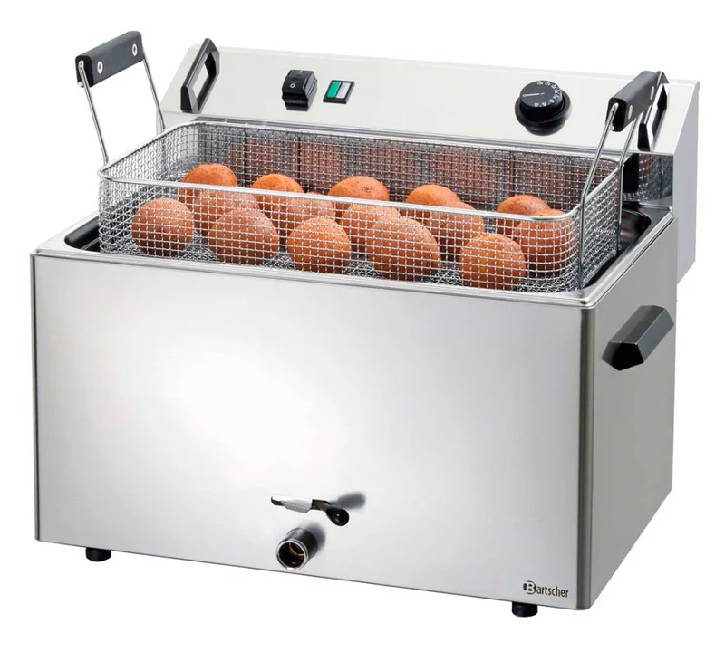 BARTSCHER - FREIDORA PASTELERÍA BF 16E ELÉCTRICA - FONDO 47CM - 1 CUBA 16 LITROS