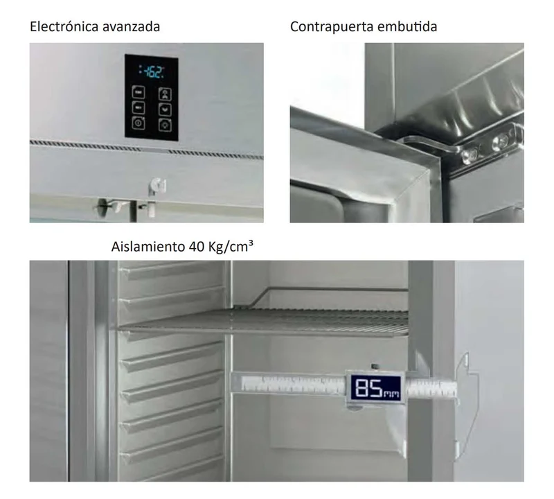 CORECO - ARMARIO REFRIGERADO GN 2/1 ALTA EFICIENCIA HEGR-751 - 1 PUERTA - 645 LITROS