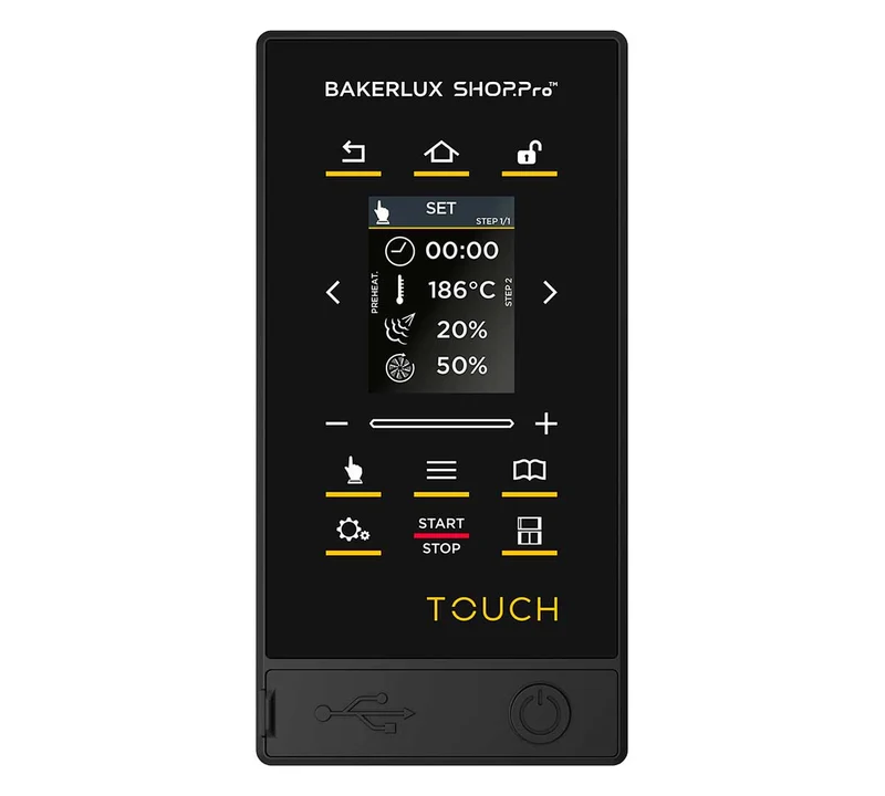 UNOX - HORNO BARKELUX SHOP.PRO STEFANIA TOUCH- XEFR-03HS-ETD V - Cierre manual y puerta abatible