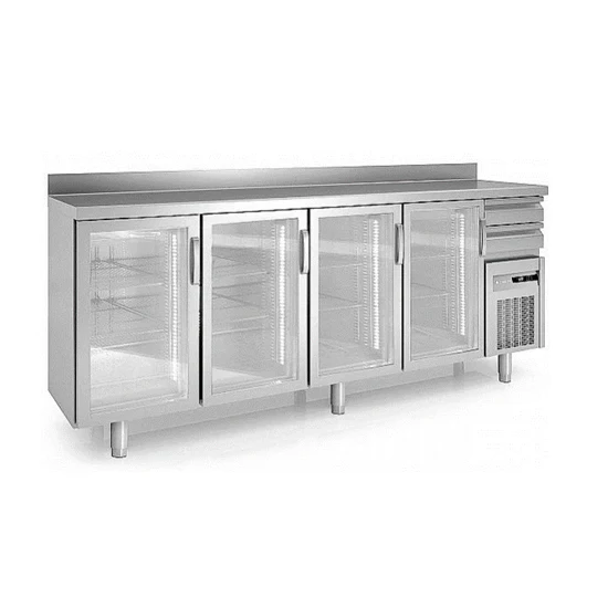 CORECO - MESA FRIA SNACK 4 PUERTAS FMRV-250 FONDO 600