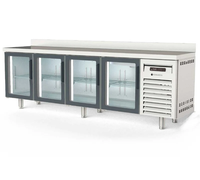CORECO - MESA FRIA SNACK 4 PUERTAS MRSV-250 FONDO 600