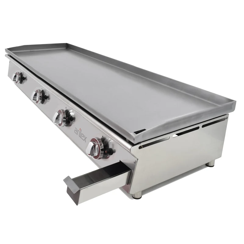 ARILEX - PLANCHA A GAS 120cm EN ACERO LAMINADO DE 6mm 120PGLN