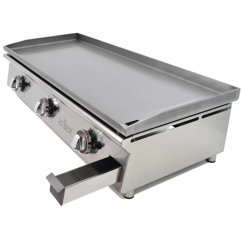 ARILEX - PLANCHA A GAS 100cm EN ACERO LAMINADO DE 6mm 100PGLN