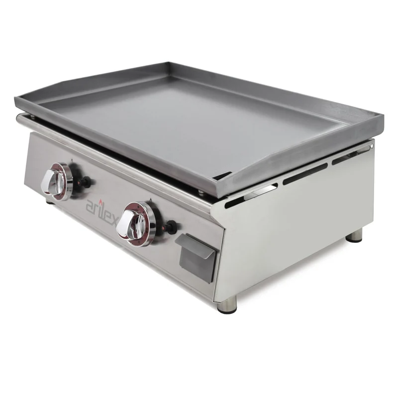 ARILEX - PLANCHA A GAS 60cm EN ACERO LAMINADO DE 6mm 60PGLN
