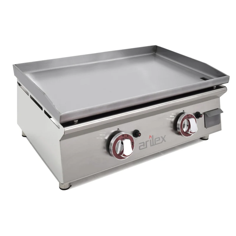 ARILEX - PLANCHA A GAS 60cm EN ACERO LAMINADO DE 6mm 60PGLN