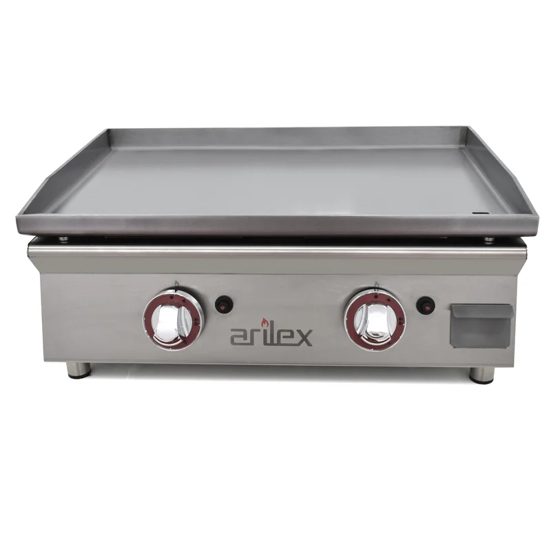 ARILEX - PLANCHA A GAS 60cm EN ACERO LAMINADO DE 6mm 60PGLN