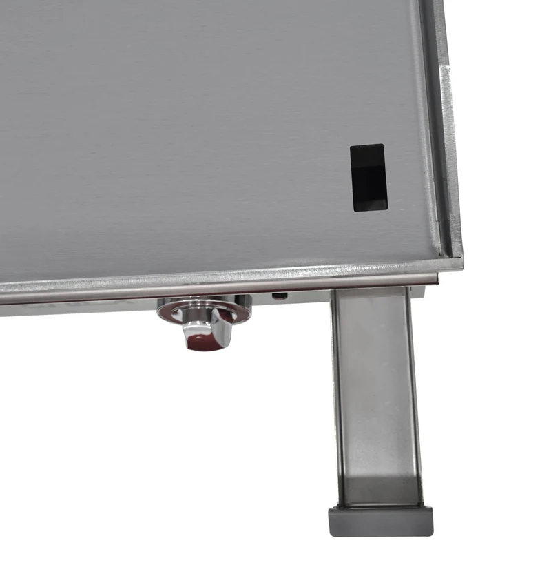 ARILEX - PLANCHA A GAS 60cm EN ACERO LAMINADO DE 6mm 60PGLN