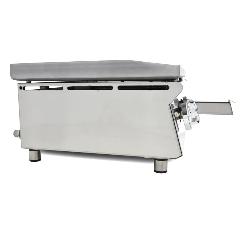ARILEX - PLANCHA A GAS 60cm EN ACERO LAMINADO DE 6mm 60PGLN