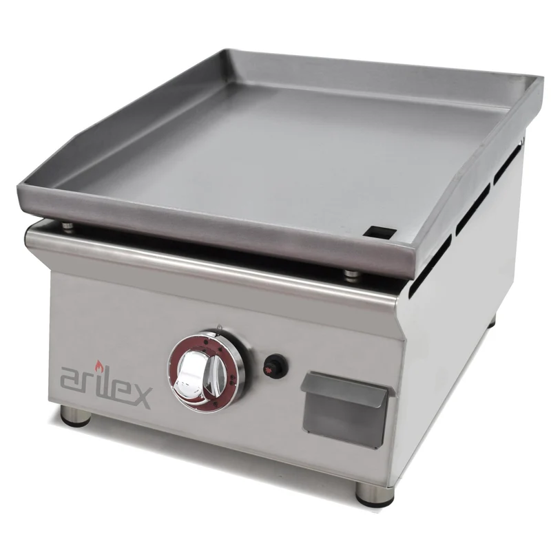 ARILEX - PLANCHA A GAS 40cm EN ACERO LAMINADO DE 6mm 40PGLN
