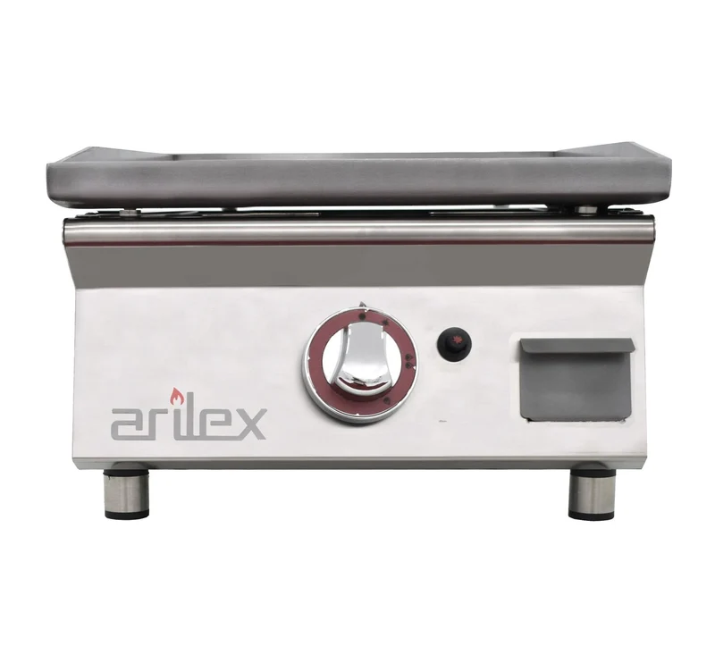 ARILEX - PLANCHA A GAS 40cm EN ACERO LAMINADO DE 6mm 40PGLN