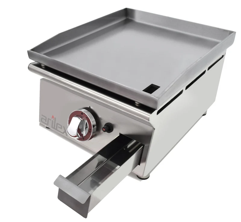 ARILEX - PLANCHA A GAS 40cm EN ACERO LAMINADO DE 6mm 40PGLN