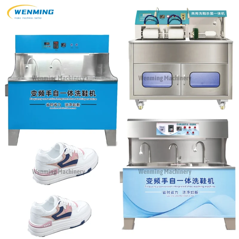 Shoes Sole Cleaning Equipment Shoe Washer and Dryer with Steam Sneaker Brush Equipment